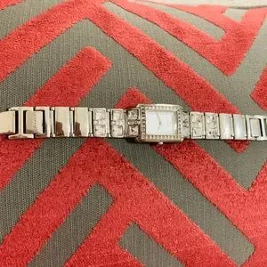 Fossil Marissa Rhinestone Watch Stainless Steel Silver Fossil | Accessories | Fossil Marissa Watch | Poshmark main image 4